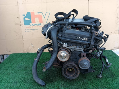トヨタ　クラウン　GS131　1G-GZE　エンジンのみ　スーパーチャージャー付属　中古　＃hyj　EN2115 の画像